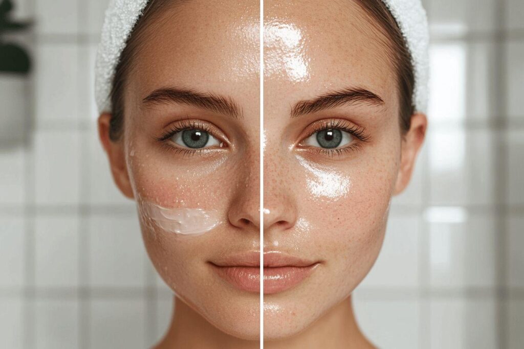 Avant après : les effets visibles de la CC crème, le miracle pour corriger et illuminer votre peau