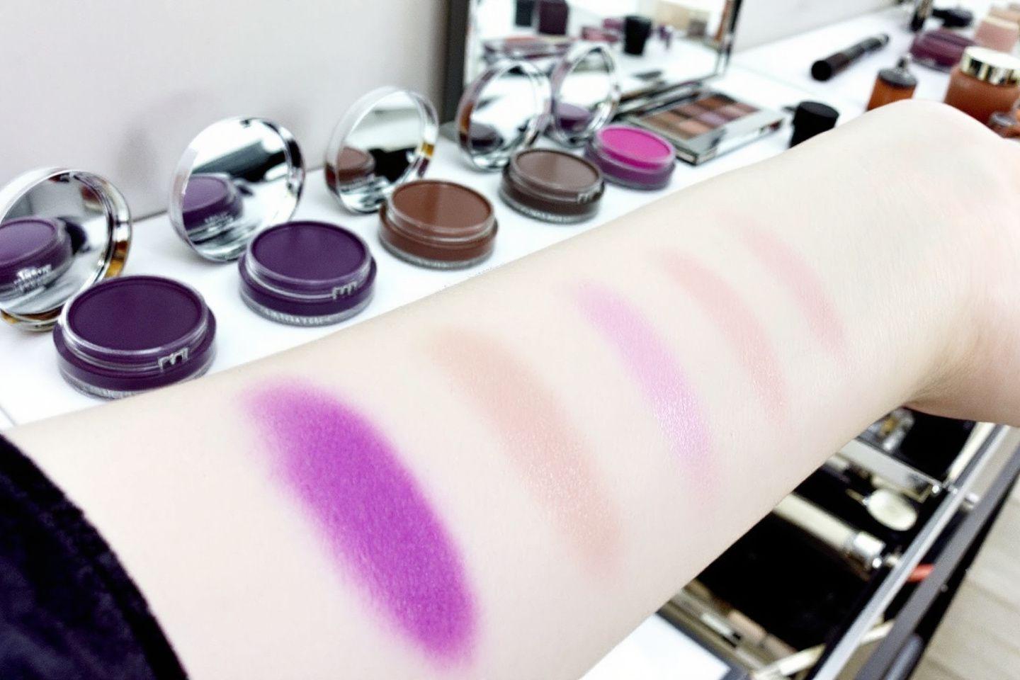 Swatches du fard à paupières liquide Eye Tint Armani : les teintes du fluide mat pour un maquillage parfait