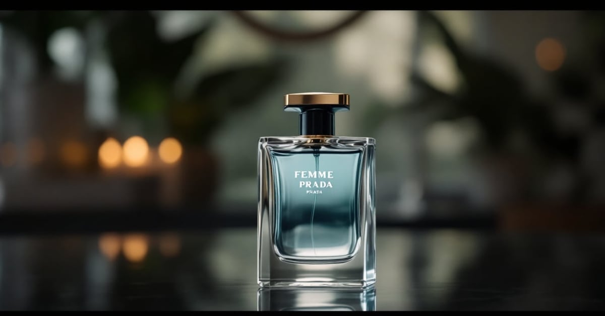 Femme Prada Parfum – flacon élégant au style paradoxal, incarnation du luxe moderne signé Prada