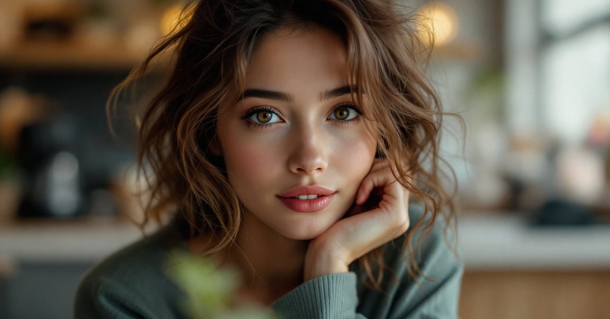 Routine beauté quotidienne avec produits de soin disposés élégamment sur une surface moderne